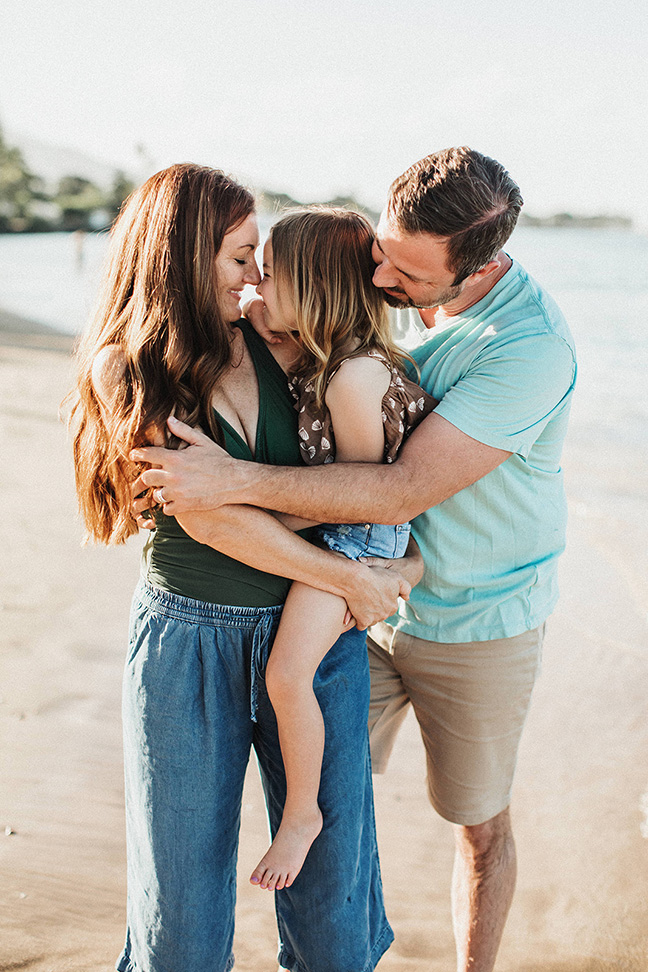 Family photos in Maui